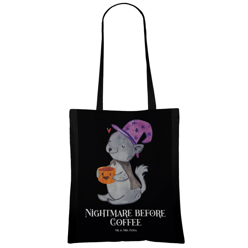 Tragetasche Kater Kaffee Beuteltasche, Beutel, Einkaufstasche, Jutebeutel, Stoffbeutel, Halloween, Deko, Martinssingen, Dekoration, Geschenke, Schenken, Hexe, Kater, Kaffee, Magie