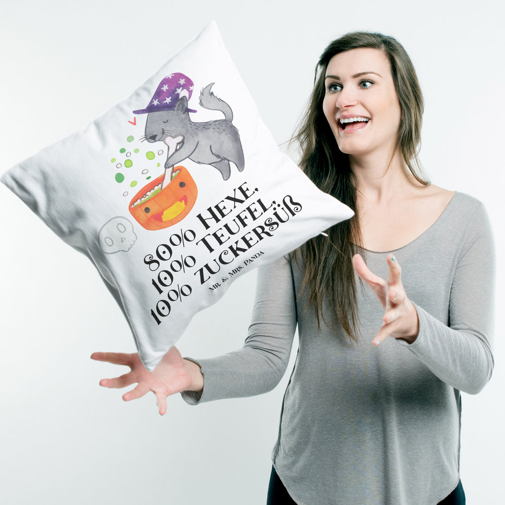 40x40 Kissen Kater Hexenkessel Kissenhülle, Kopfkissen, Sofakissen, Dekokissen, Motivkissen, Halloween, Deko, Martinssingen, Dekoration, Geschenke, Schenken, Hexe, Kater, Hexenkessel, Zaubertrank