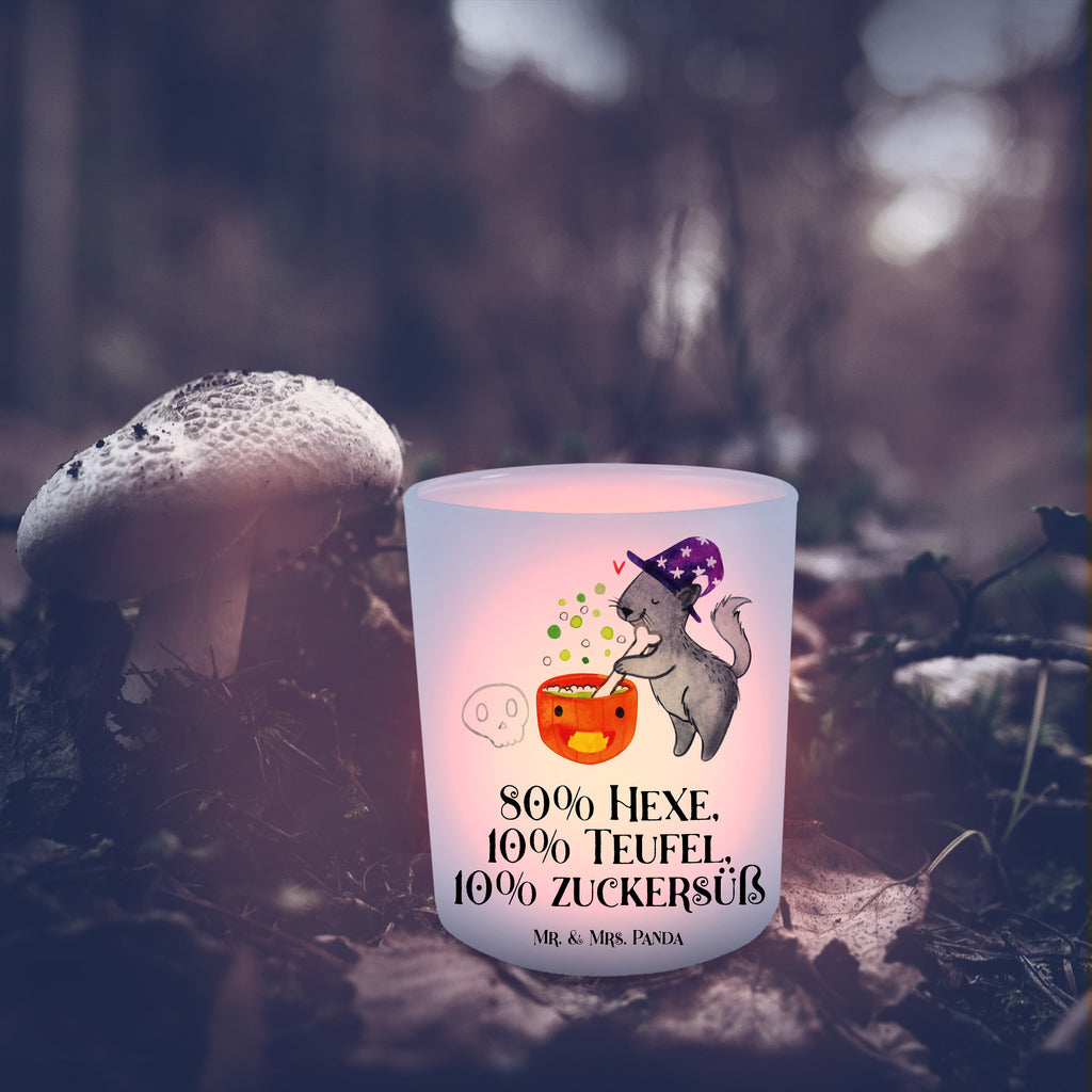 Windlicht Kater Hexenkessel Windlicht Glas, Teelichtglas, Teelichthalter, Teelichter, Kerzenglas, Windlicht Kerze, Kerzenlicht, Halloween, Deko, Martinssingen, Dekoration, Geschenke, Schenken, Hexe, Kater, Hexenkessel, Zaubertrank