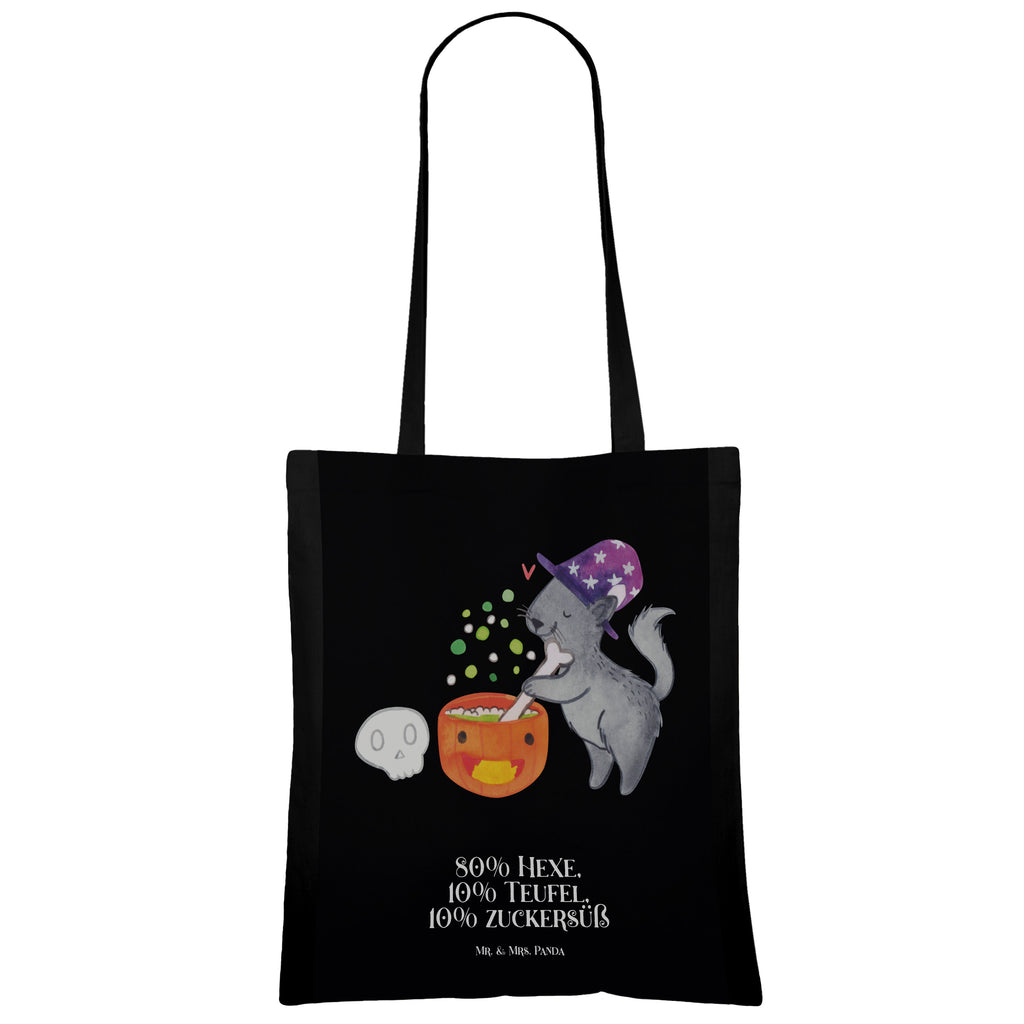 Tragetasche Kater Hexenkessel Beuteltasche, Beutel, Einkaufstasche, Jutebeutel, Stoffbeutel, Halloween, Deko, Martinssingen, Dekoration, Geschenke, Schenken, Hexe, Kater, Hexenkessel, Zaubertrank