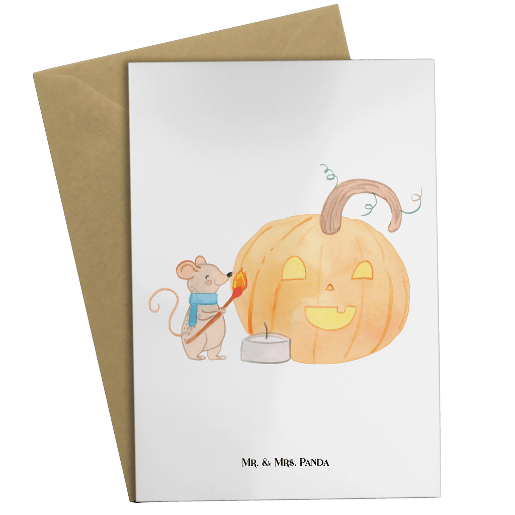 Grußkarte Kürbis Maus Klappkarte, Einladungskarte, Glückwunschkarte, Hochzeitskarte, Geburtstagskarte, Karte, Halloween, Deko, Martinssingen, Dekoration, Geschenke, Schenken, Halloween Deko, Trick or Treat, Süßes sonst gibt's saures, Maus, Kürbis, Kerzen