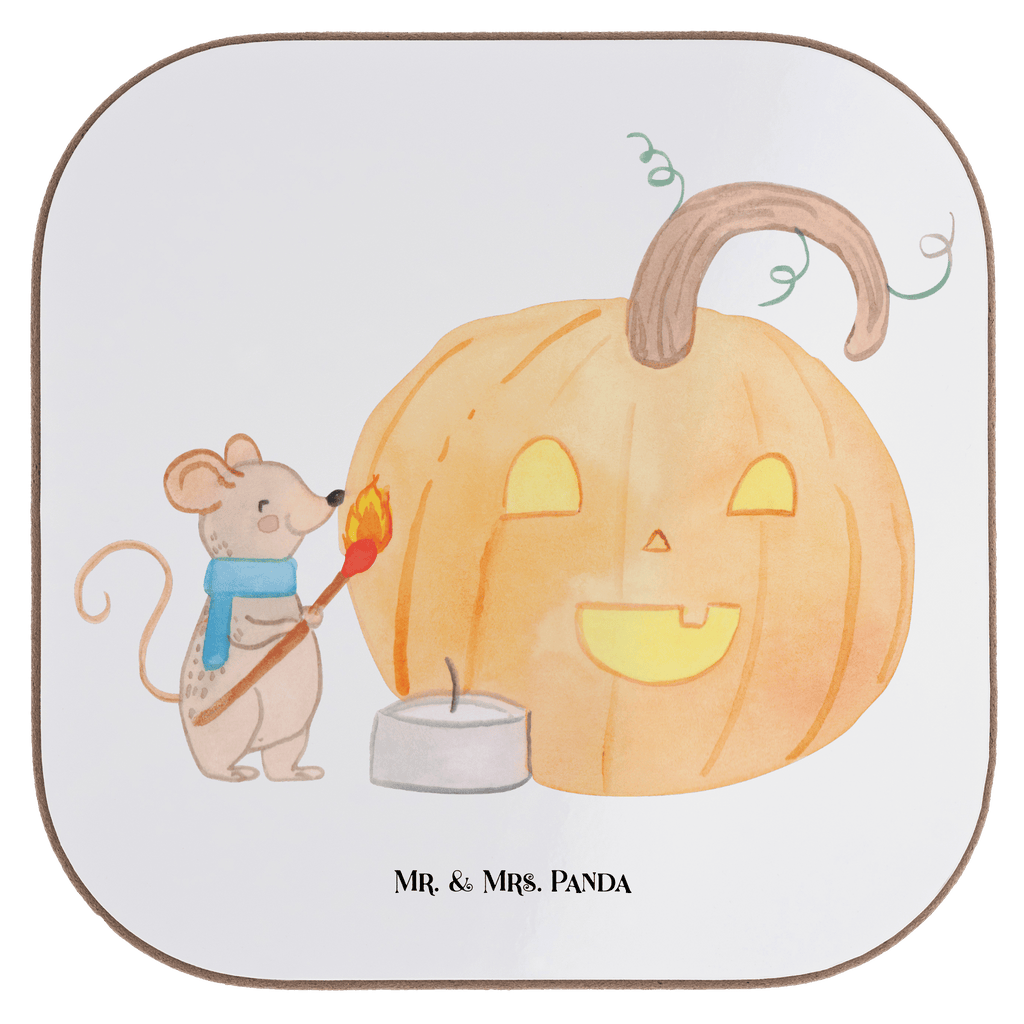 Quadratische Untersetzer Kürbis Maus Bierdeckel, Glasuntersetzer, Untersetzer Gläser, Getränkeuntersetzer, Halloween, Deko, Martinssingen, Dekoration, Geschenke, Schenken, Halloween Deko, Trick or Treat, Süßes sonst gibt's saures, Maus, Kürbis, Kerzen