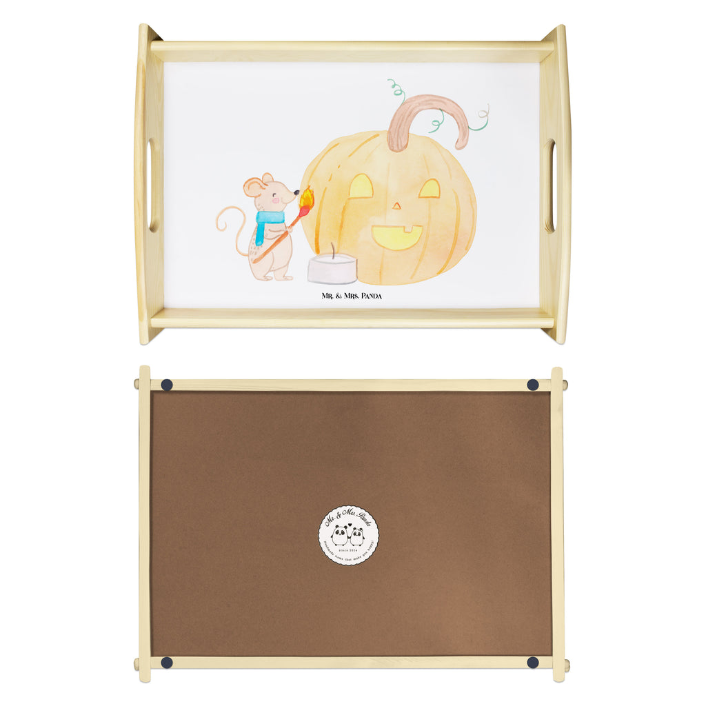 Serviertablett Kürbis Maus Tablett, Holztablett, Küchentablett, Dekotablett, Frühstückstablett, Halloween, Deko, Martinssingen, Dekoration, Geschenke, Schenken, Halloween Deko, Trick or Treat, Süßes sonst gibt's saures, Maus, Kürbis, Kerzen