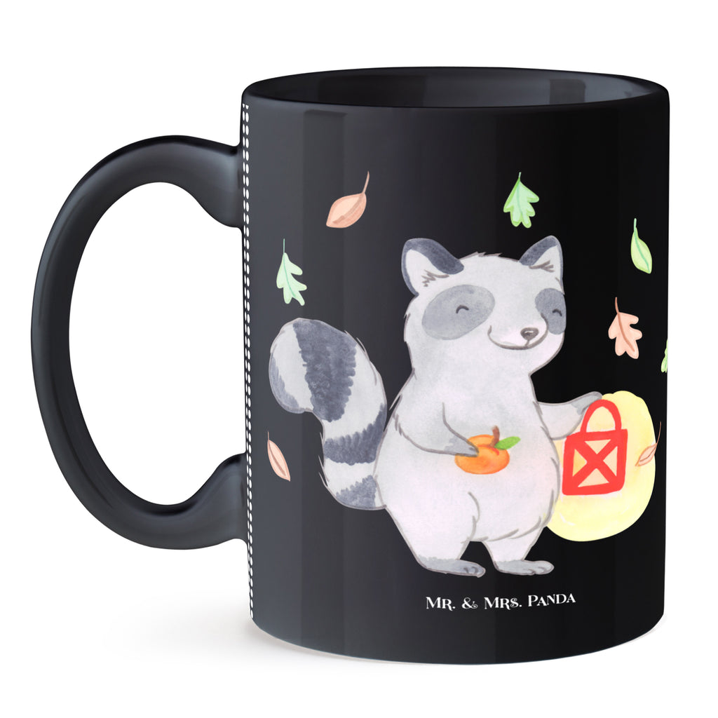 Tasse Waschbär Laterne