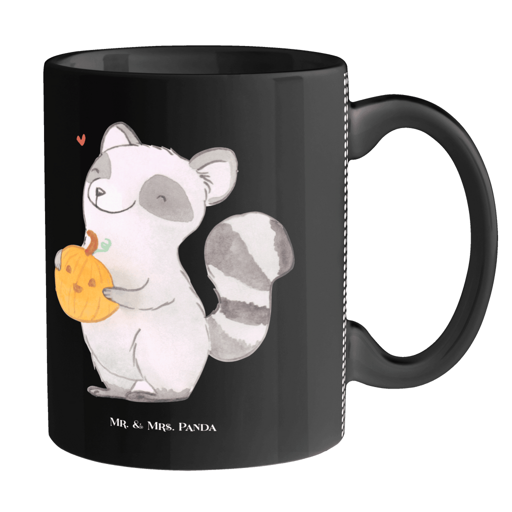 Tasse Waschbär Kürbis