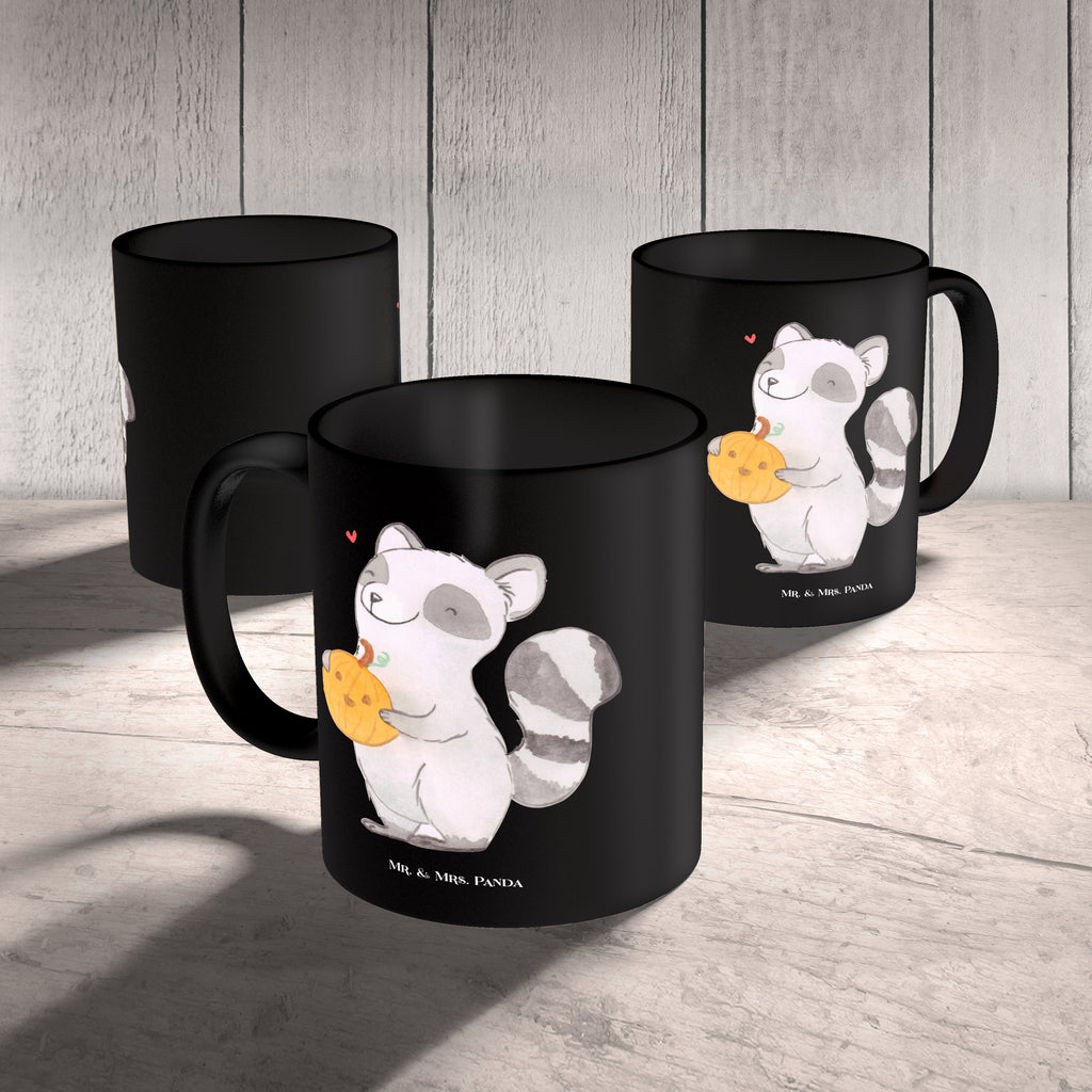 Tasse Waschbär Kürbis