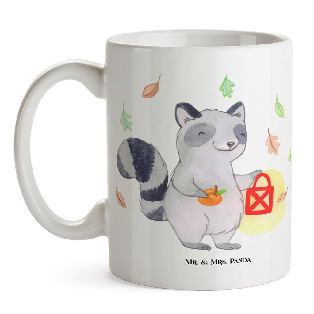 Tasse Waschbär Laterne