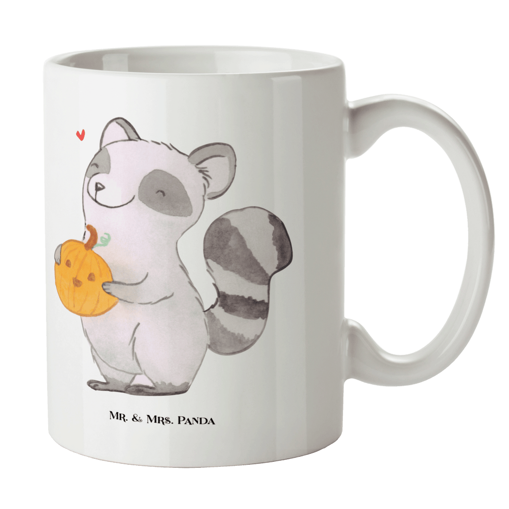 Tasse Waschbär Kürbis