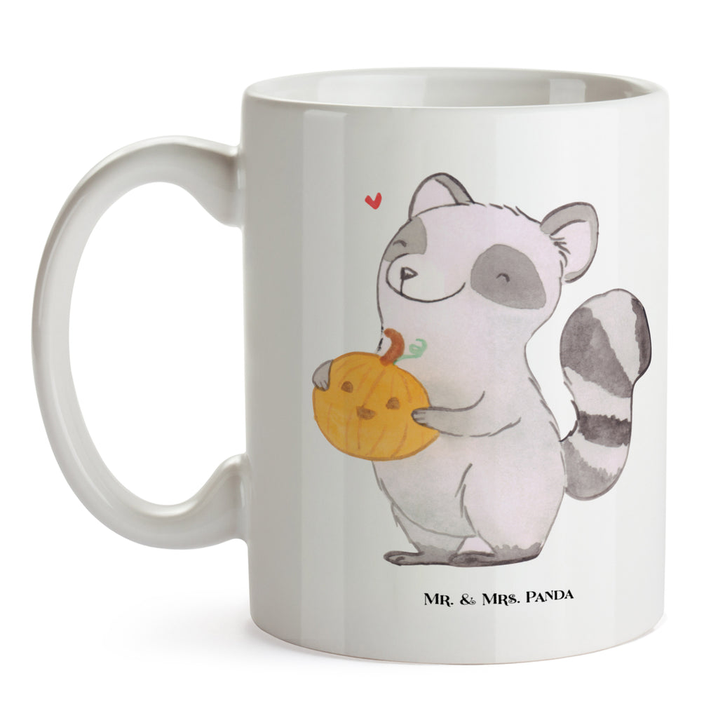 Tasse Waschbär Kürbis