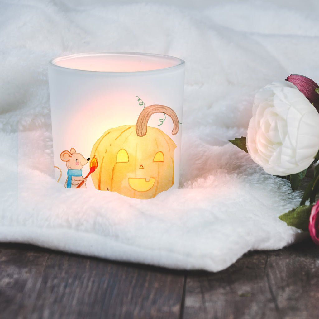 Windlicht Kürbis Maus Windlicht Glas, Teelichtglas, Teelichthalter, Teelichter, Kerzenglas, Windlicht Kerze, Kerzenlicht, Halloween, Deko, Martinssingen, Dekoration, Geschenke, Schenken, Halloween Deko, Trick or Treat, Süßes sonst gibt's saures, Maus, Kürbis, Kerzen