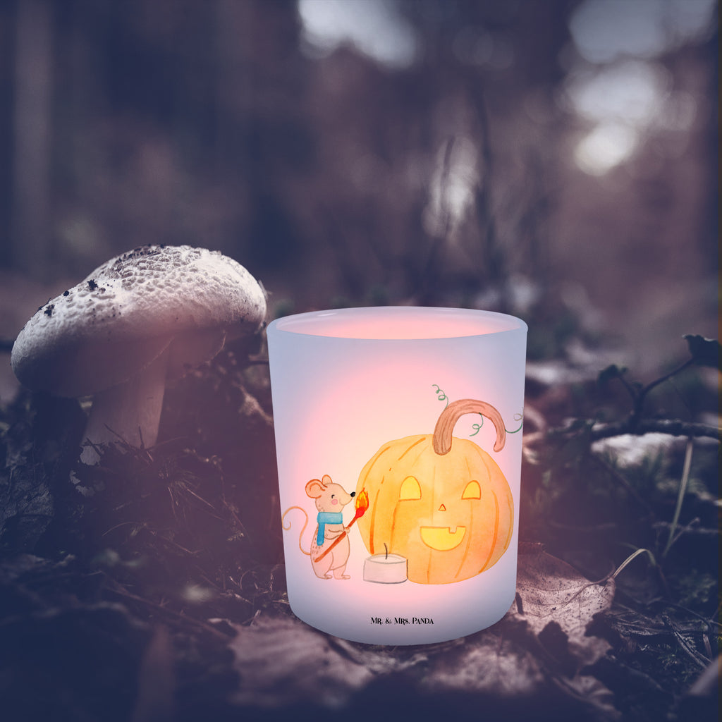 Windlicht Kürbis Maus Windlicht Glas, Teelichtglas, Teelichthalter, Teelichter, Kerzenglas, Windlicht Kerze, Kerzenlicht, Halloween, Deko, Martinssingen, Dekoration, Geschenke, Schenken, Halloween Deko, Trick or Treat, Süßes sonst gibt's saures, Maus, Kürbis, Kerzen