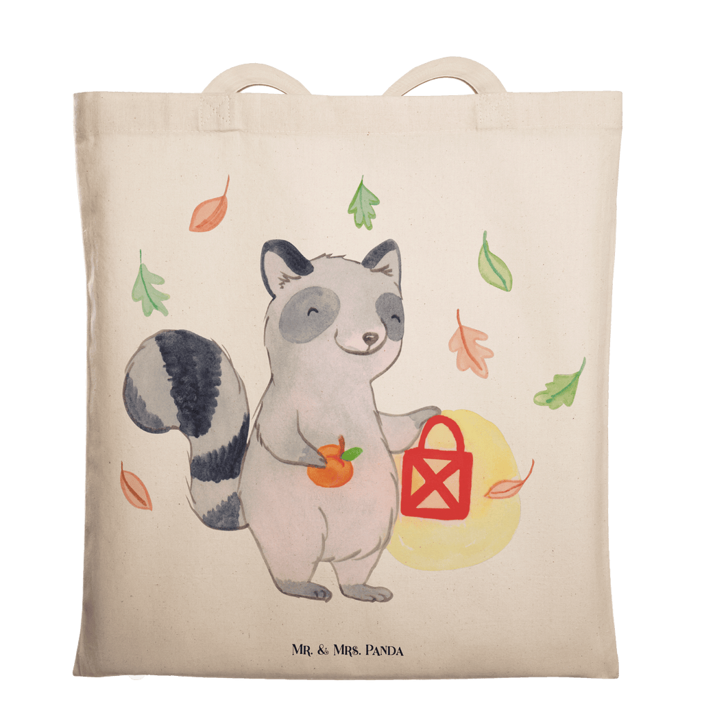 Tragetasche Waschbär Laterne Beuteltasche, Beutel, Einkaufstasche, Jutebeutel, Stoffbeutel, Halloween, Deko, Martinssingen, Dekoration, Geschenke, Schenken, Halloween Deko, Trick or Treat, Süßes sonst gibt's saures, Waschbär, Laterne, Herbst