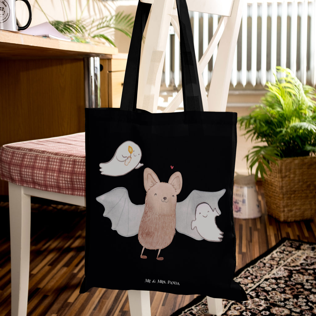Tragetasche Fledermaus Gespenster Beuteltasche, Beutel, Einkaufstasche, Jutebeutel, Stoffbeutel, Halloween, Deko, Martinssingen, Dekoration, Geschenke, Schenken, Halloween Deko, Trick or Treat, Süßes sonst gibt's saures, Fledermaus, Gespenster