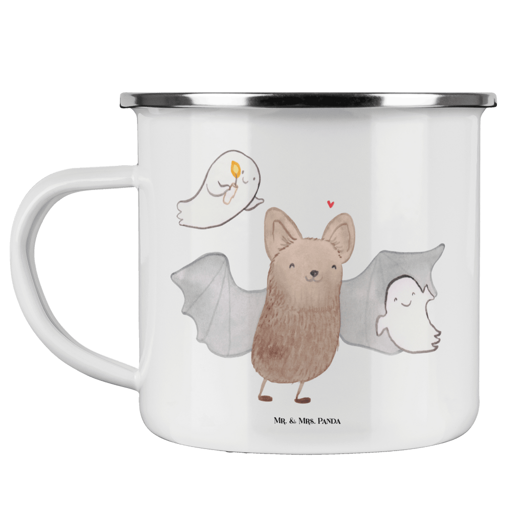 Camping Emaille Tasse Fledermaus Gespenster Campingtasse, Trinkbecher, Metalltasse, Outdoor Tasse, Emaille Trinkbecher, Blechtasse Outdoor, Emaille Campingbecher, Edelstahl Trinkbecher, Metalltasse für Camping, Kaffee Blechtasse, Camping Tasse Metall, Halloween, Deko, Martinssingen, Dekoration, Geschenke, Schenken, Halloween Deko, Trick or Treat, Süßes sonst gibt's saures, Fledermaus, Gespenster