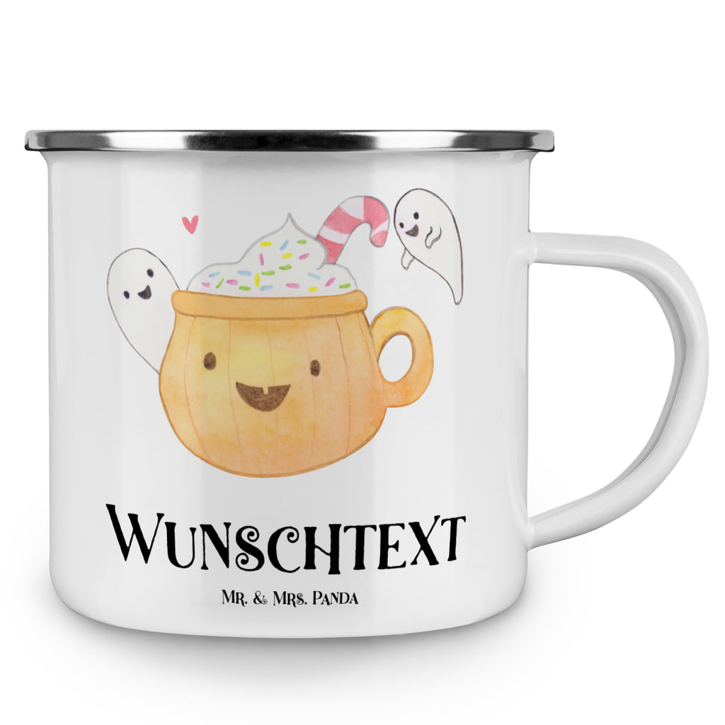Personalisierte Emaille Tasse Kaffee Gespenst Emaille Tasse personalisiert, Emaille Tasse mit Namen, Campingtasse personalisiert, Namenstasse, Campingtasse bedrucken, Campinggeschirr personalsisert, Halloween, Deko, Martinssingen, Dekoration, Geschenke, Schenken, Halloween Deko, Trick or Treat, Süßes sonst gibt's saures, Pumpkin spiced Latte, Kaffee, Gespenst