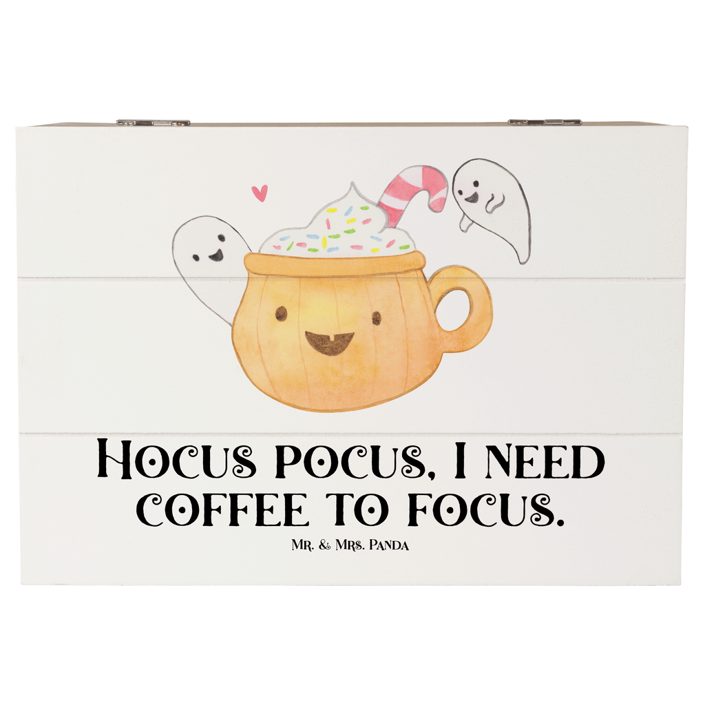 Holzkiste Kaffee Gespenst