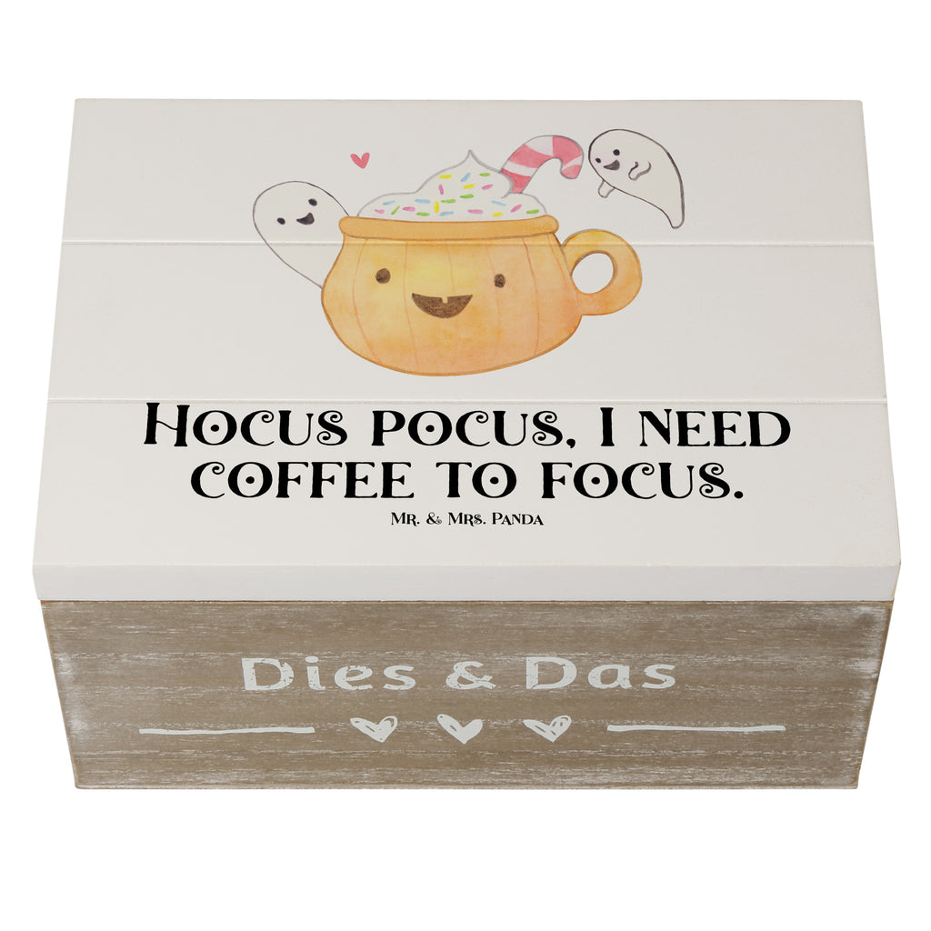 Holzkiste Kaffee Gespenst