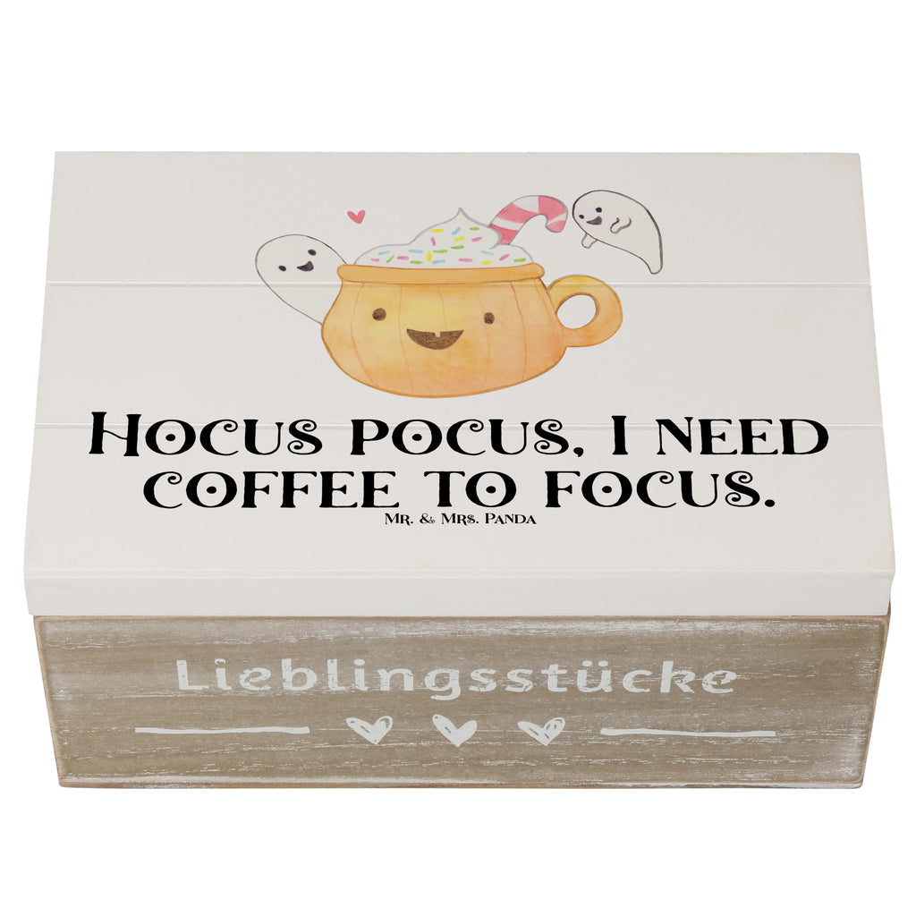 Holzkiste Kaffee Gespenst