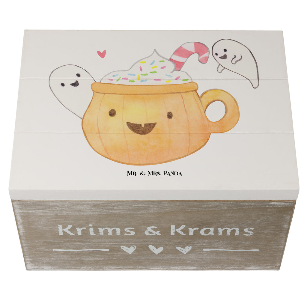 Holzkiste Kaffee Gespenst