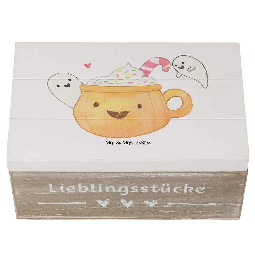 Holzkiste Kaffee Gespenst