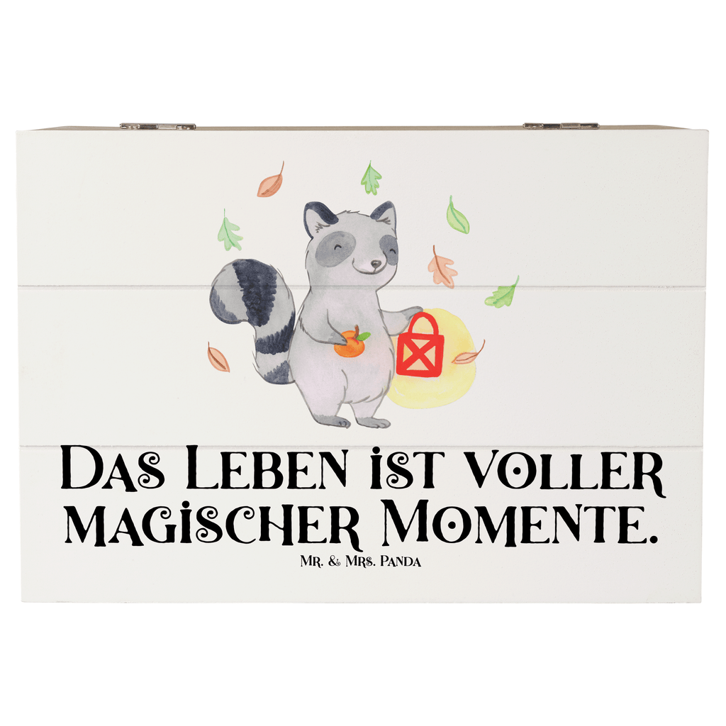 Holzkiste Waschbär Laterne Holzkiste, Kiste, Schatzkiste, Truhe, Schatulle, XXL, Erinnerungsbox, Erinnerungskiste, Dekokiste, Aufbewahrungsbox, Halloween, Deko, Martinssingen, Dekoration, Geschenke, Schenken, Halloween Deko, Trick or Treat, Süßes sonst gibt's saures, Waschbär, Laterne, Herbst