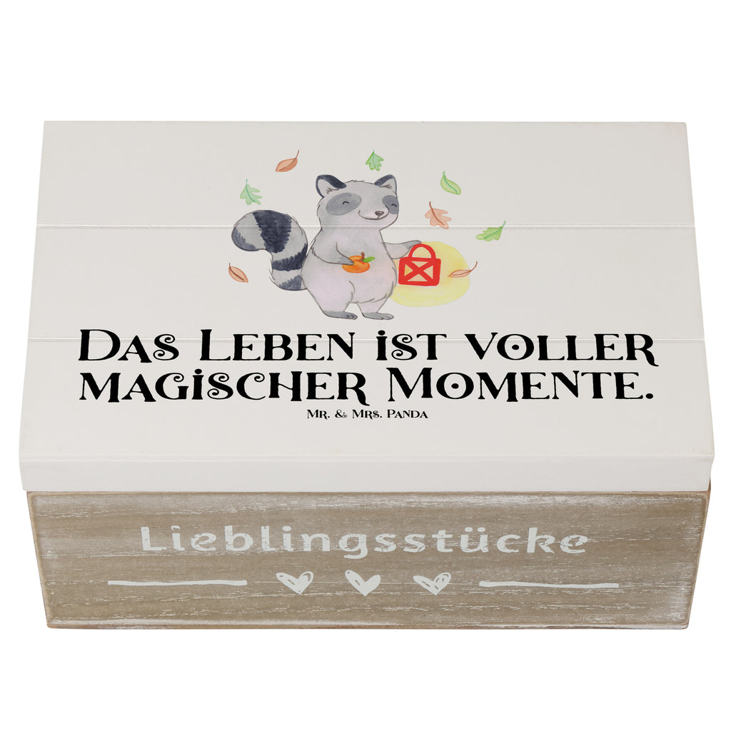 Holzkiste Waschbär Laterne Holzkiste, Kiste, Schatzkiste, Truhe, Schatulle, XXL, Erinnerungsbox, Erinnerungskiste, Dekokiste, Aufbewahrungsbox, Halloween, Deko, Martinssingen, Dekoration, Geschenke, Schenken, Halloween Deko, Trick or Treat, Süßes sonst gibt's saures, Waschbär, Laterne, Herbst