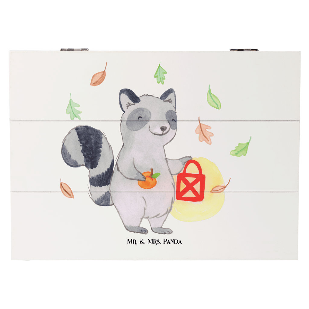 Holzkiste Waschbär Laterne Holzkiste, Kiste, Schatzkiste, Truhe, Schatulle, XXL, Erinnerungsbox, Erinnerungskiste, Dekokiste, Aufbewahrungsbox, Halloween, Deko, Martinssingen, Dekoration, Geschenke, Schenken, Halloween Deko, Trick or Treat, Süßes sonst gibt's saures, Waschbär, Laterne, Herbst