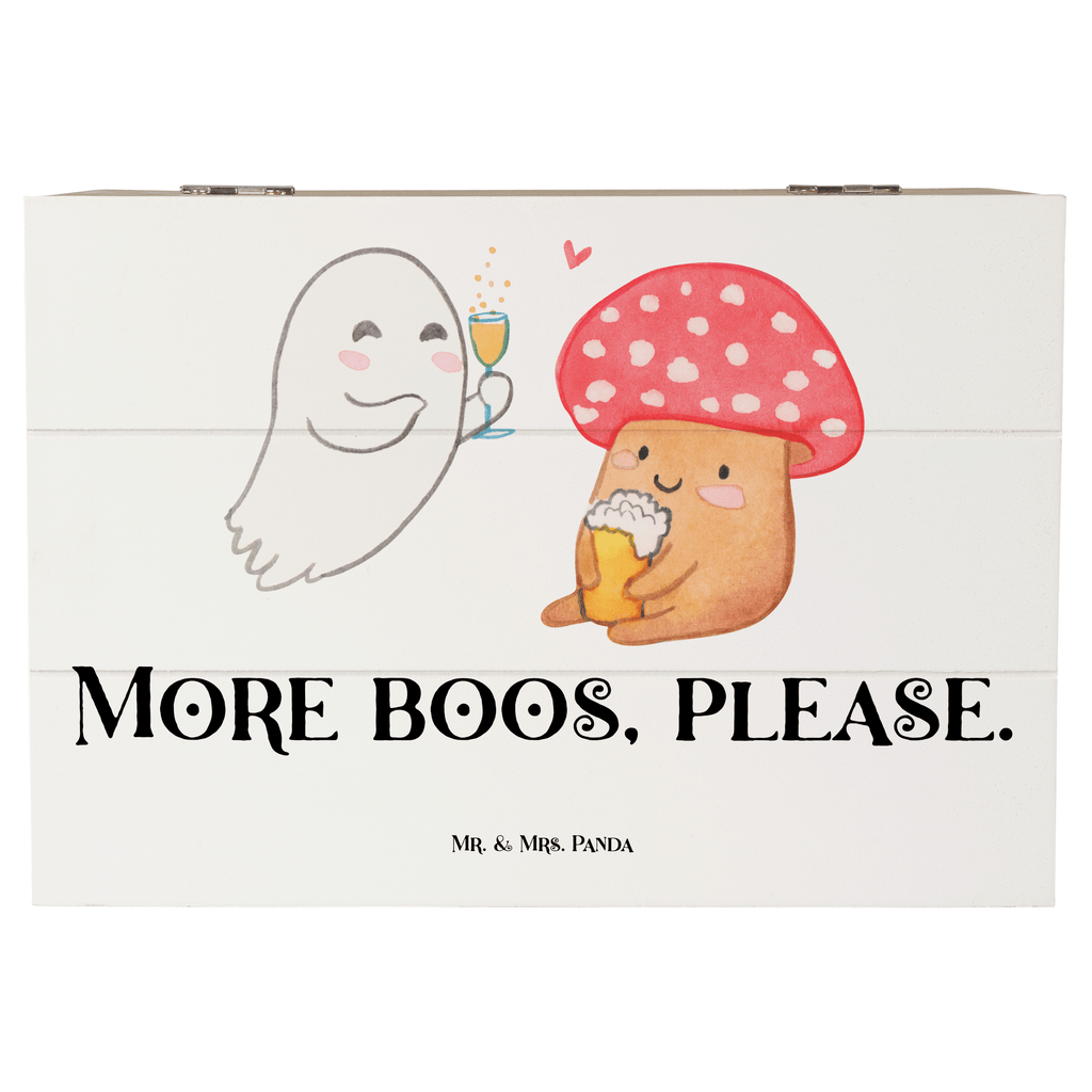 Holzkiste Gespenst  Prost