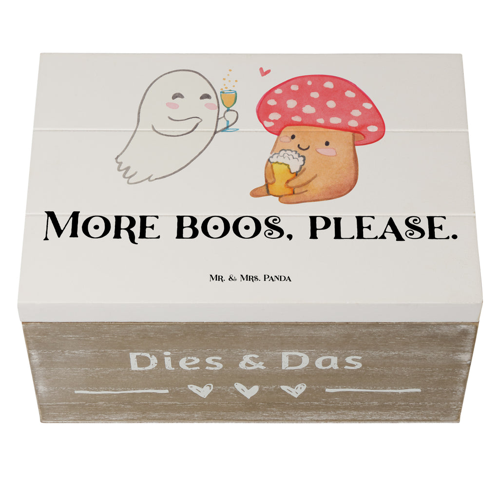 Holzkiste Gespenst  Prost