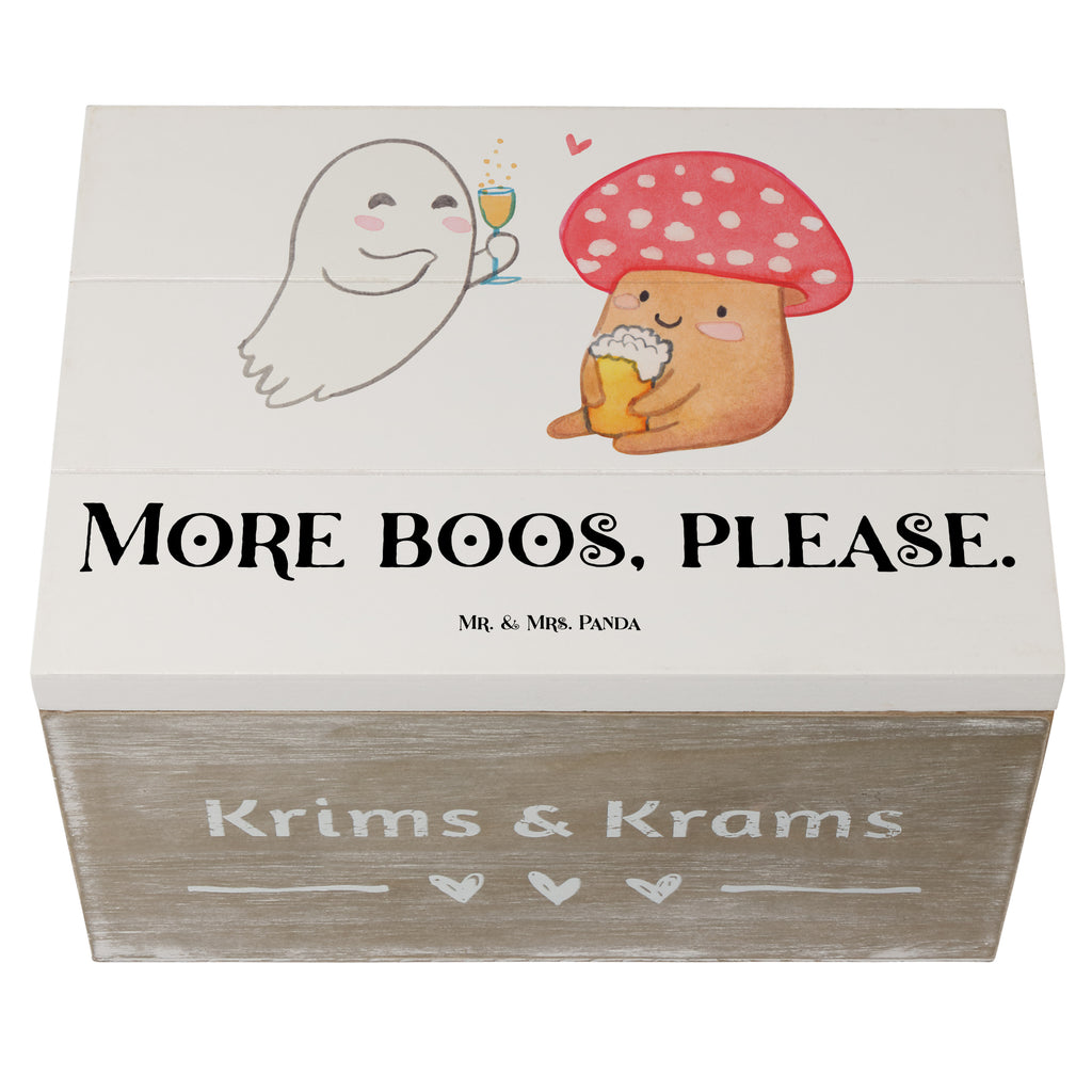 Holzkiste Gespenst  Prost