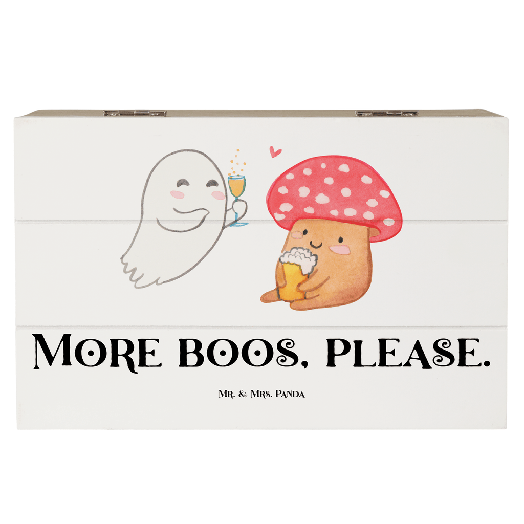 Holzkiste Gespenst  Prost