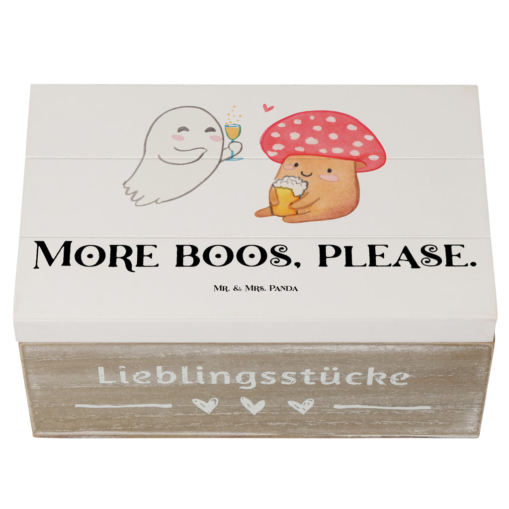 Holzkiste Gespenst  Prost