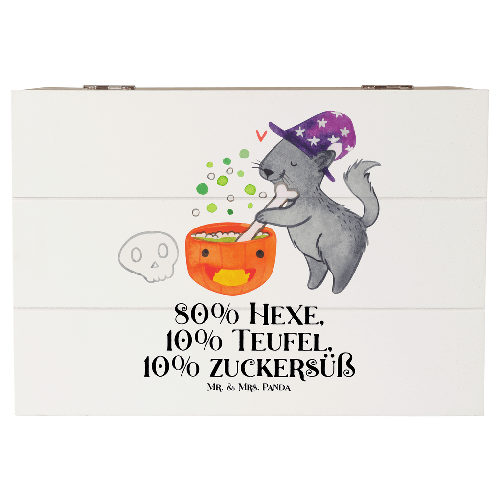 Holzkiste Kater Hexenkessel Holzkiste, Kiste, Schatzkiste, Truhe, Schatulle, XXL, Erinnerungsbox, Erinnerungskiste, Dekokiste, Aufbewahrungsbox, Halloween, Deko, Martinssingen, Dekoration, Geschenke, Schenken, Hexe, Kater, Hexenkessel, Zaubertrank