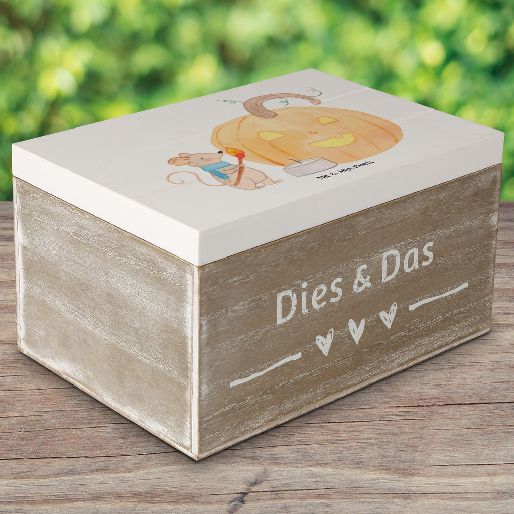 Holzkiste Kürbis Maus Holzkiste, Kiste, Schatzkiste, Truhe, Schatulle, XXL, Erinnerungsbox, Erinnerungskiste, Dekokiste, Aufbewahrungsbox, Halloween, Deko, Martinssingen, Dekoration, Geschenke, Schenken, Halloween Deko, Trick or Treat, Süßes sonst gibt's saures, Maus, Kürbis, Kerzen