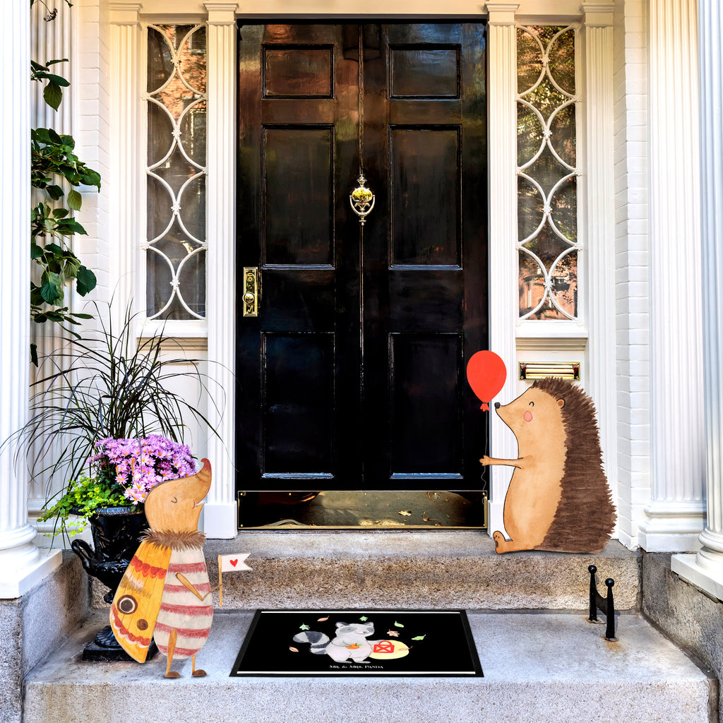 Fußmatte Waschbär Laterne Halloween, Halloween Deko, Trick or Treat, Süßes sonst gibt's saures, Waschbär, Laterne, Herbst Türvorleger, Schmutzmatte, Fußabtreter, Matte, Schmutzfänger, Fußabstreifer, Schmutzfangmatte, Türmatte, Motivfußmatte,  Haustürmatte, Vorleger  Halloween, Deko, Martinssingen, Dekoration, Geschenke, Schenken