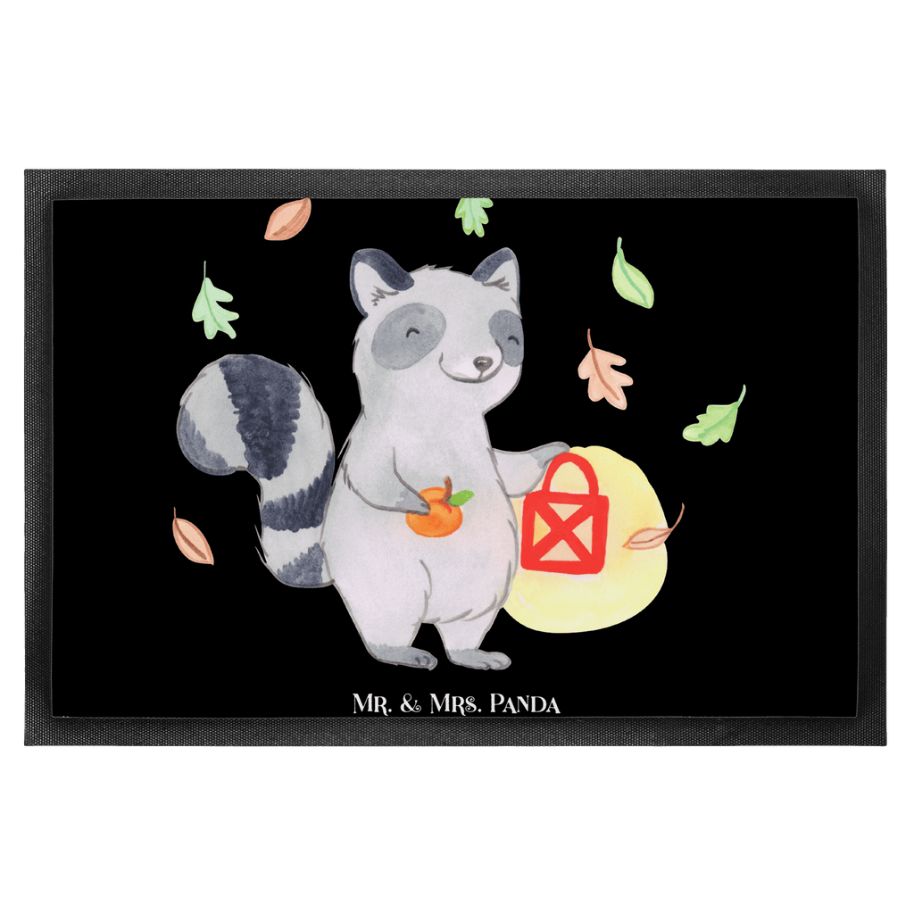 Fußmatte Waschbär Laterne Halloween, Halloween Deko, Trick or Treat, Süßes sonst gibt's saures, Waschbär, Laterne, Herbst Türvorleger, Schmutzmatte, Fußabtreter, Matte, Schmutzfänger, Fußabstreifer, Schmutzfangmatte, Türmatte, Motivfußmatte,  Haustürmatte, Vorleger  Halloween, Deko, Martinssingen, Dekoration, Geschenke, Schenken