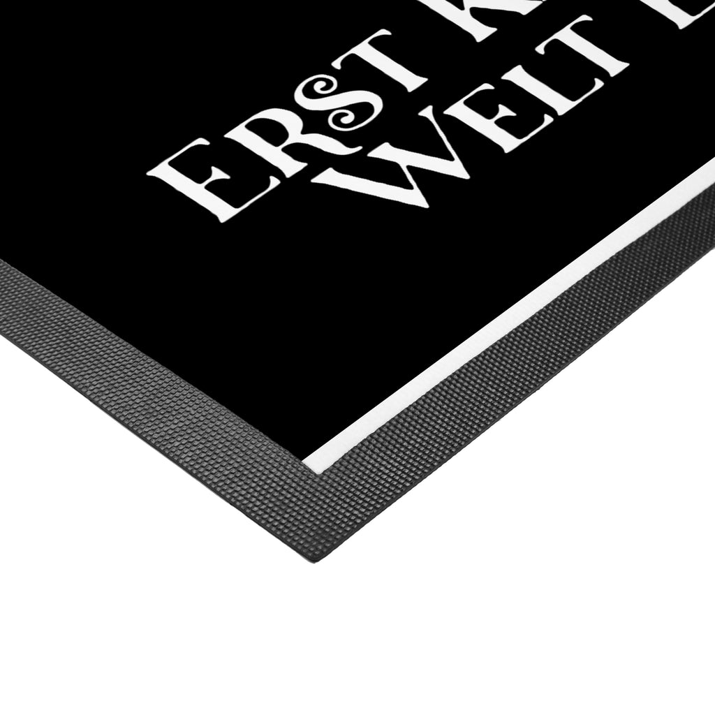 Fußmatte Gespenst Kaffee Türvorleger, Schmutzmatte, Fußabtreter, Matte, Schmutzfänger, Fußabstreifer, Schmutzfangmatte, Türmatte, Motivfußmatte, Haustürmatte, Vorleger, Halloween, Deko, Martinssingen, Dekoration, Geschenke, Schenken, Gespenst, Kaffee