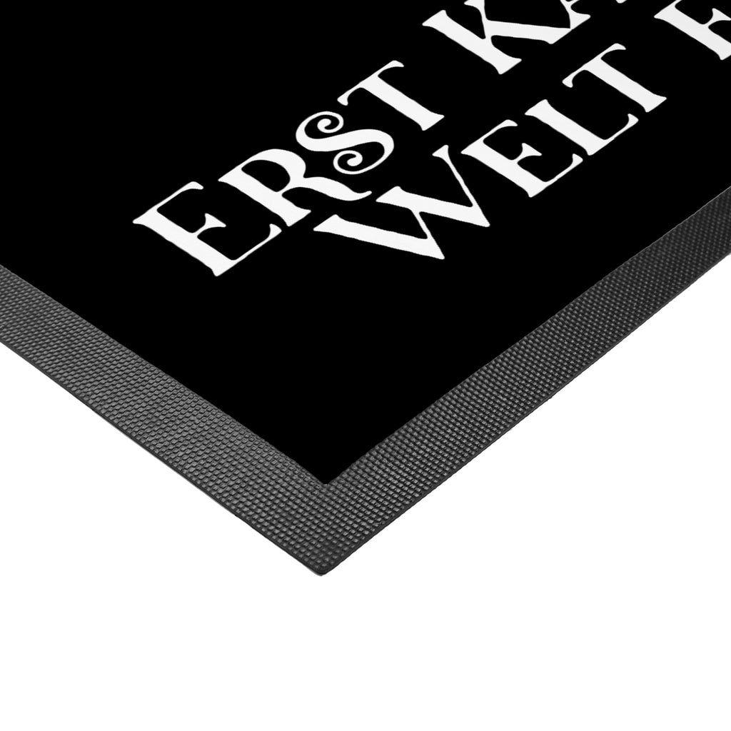 Fußmatte Gespenst Kaffee Türvorleger, Schmutzmatte, Fußabtreter, Matte, Schmutzfänger, Fußabstreifer, Schmutzfangmatte, Türmatte, Motivfußmatte, Haustürmatte, Vorleger, Halloween, Deko, Martinssingen, Dekoration, Geschenke, Schenken, Gespenst, Kaffee