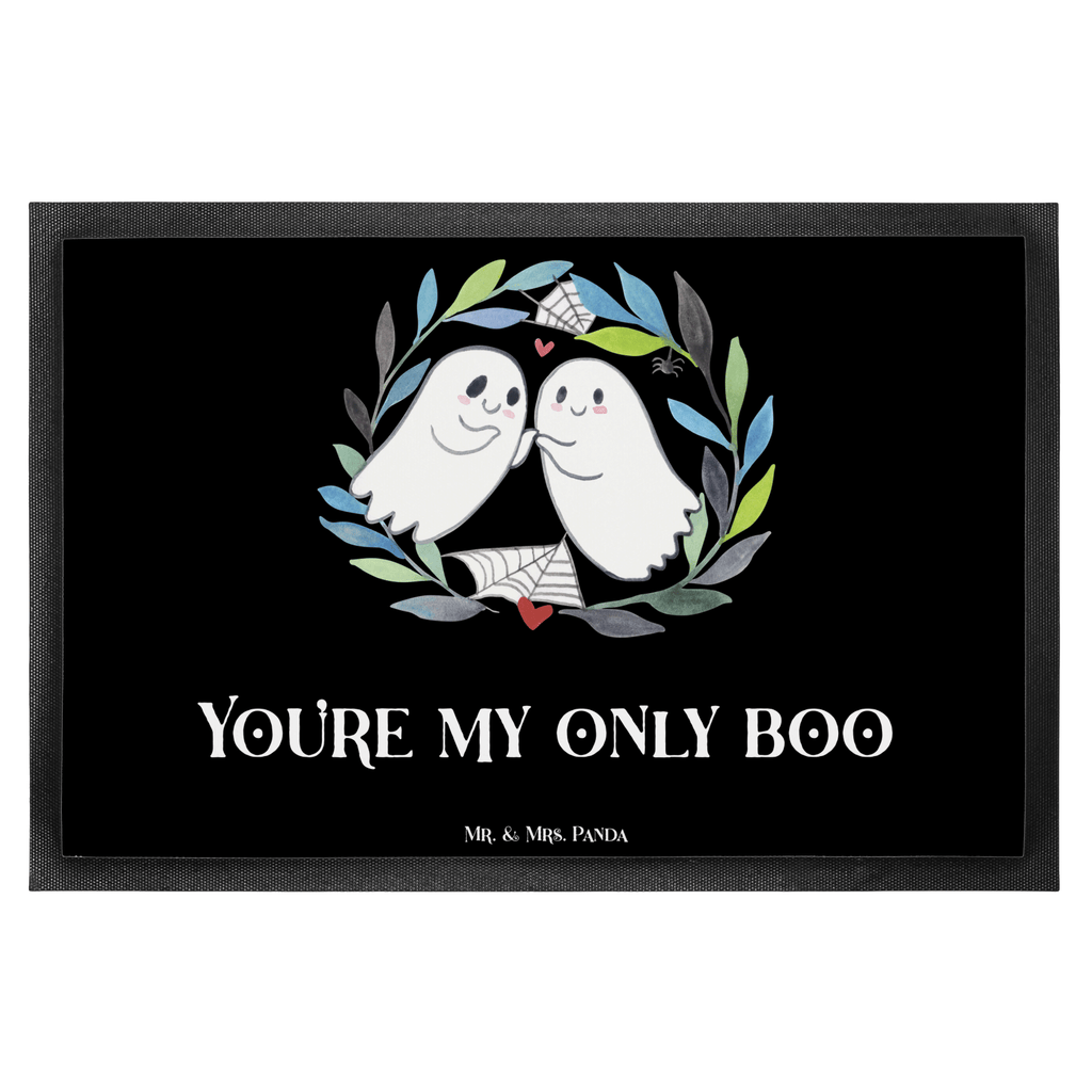 Fußmatte Gespenster  Liebe Türvorleger, Schmutzmatte, Fußabtreter, Matte, Schmutzfänger, Fußabstreifer, Schmutzfangmatte, Türmatte, Motivfußmatte, Haustürmatte, Vorleger, Halloween, Deko, Martinssingen, Dekoration, Geschenke, Schenken, Gespenst, Paar, Verliebt