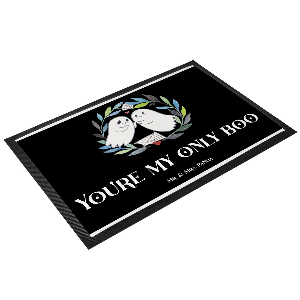 Fußmatte Gespenster  Liebe Türvorleger, Schmutzmatte, Fußabtreter, Matte, Schmutzfänger, Fußabstreifer, Schmutzfangmatte, Türmatte, Motivfußmatte, Haustürmatte, Vorleger, Halloween, Deko, Martinssingen, Dekoration, Geschenke, Schenken, Gespenst, Paar, Verliebt