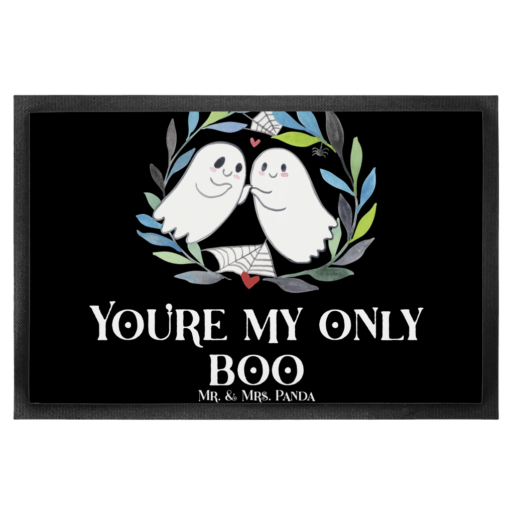 Fußmatte Gespenster  Liebe Türvorleger, Schmutzmatte, Fußabtreter, Matte, Schmutzfänger, Fußabstreifer, Schmutzfangmatte, Türmatte, Motivfußmatte, Haustürmatte, Vorleger, Halloween, Deko, Martinssingen, Dekoration, Geschenke, Schenken, Gespenst, Paar, Verliebt