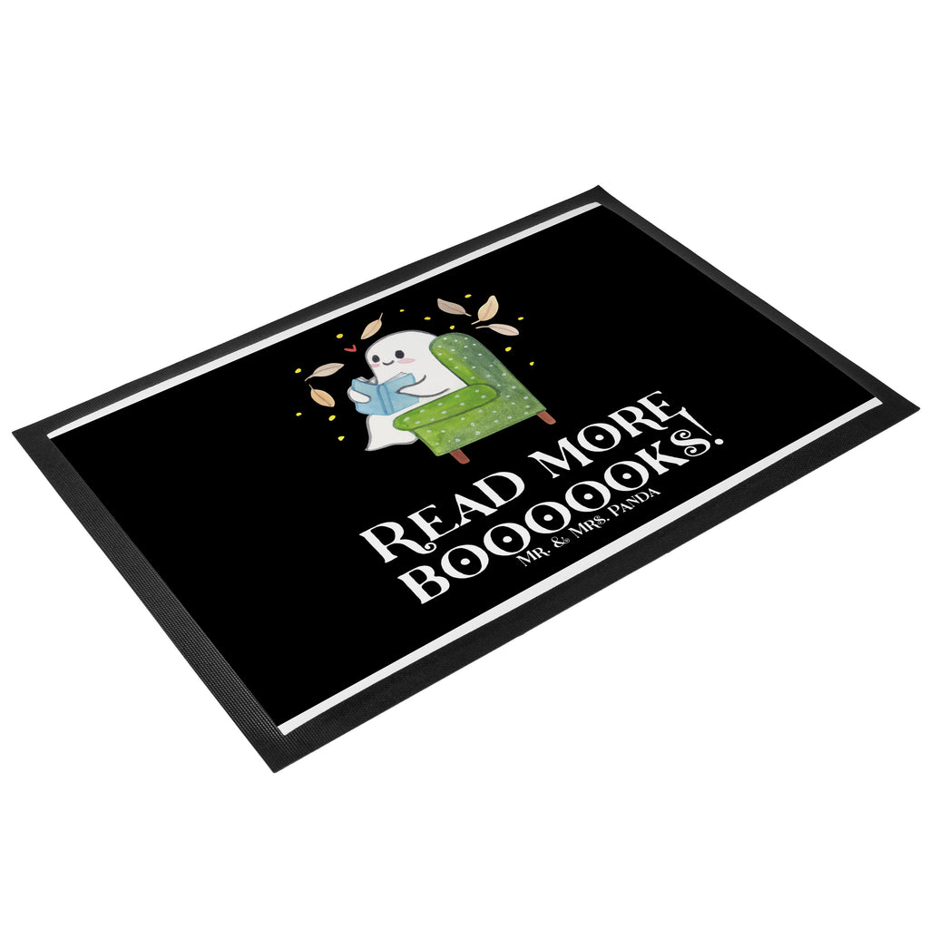 Fußmatte Gespenst  Buch Türvorleger, Schmutzmatte, Fußabtreter, Matte, Schmutzfänger, Fußabstreifer, Schmutzfangmatte, Türmatte, Motivfußmatte, Haustürmatte, Vorleger, Halloween, Deko, Martinssingen, Dekoration, Geschenke, Schenken, Gespenst, Buch, Herbst, gemütlich