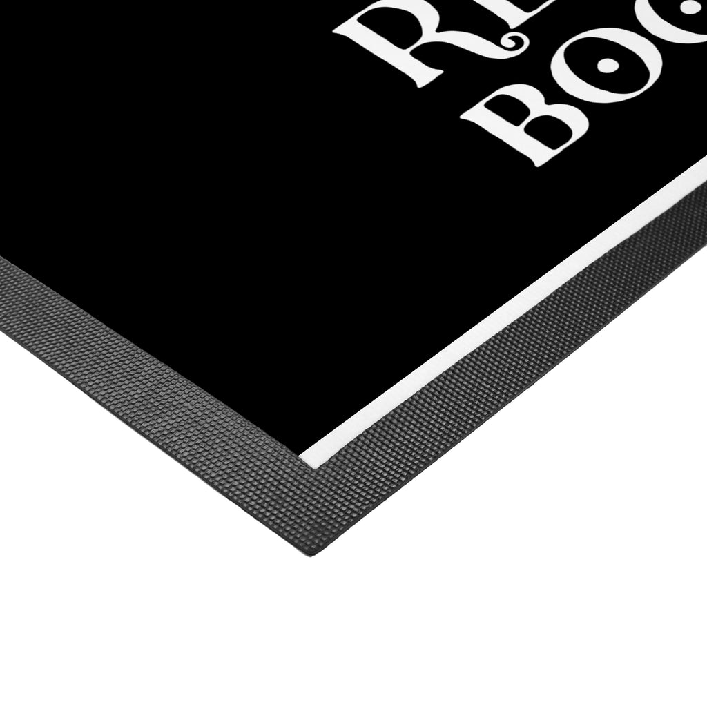 Fußmatte Gespenst  Buch Türvorleger, Schmutzmatte, Fußabtreter, Matte, Schmutzfänger, Fußabstreifer, Schmutzfangmatte, Türmatte, Motivfußmatte, Haustürmatte, Vorleger, Halloween, Deko, Martinssingen, Dekoration, Geschenke, Schenken, Gespenst, Buch, Herbst, gemütlich