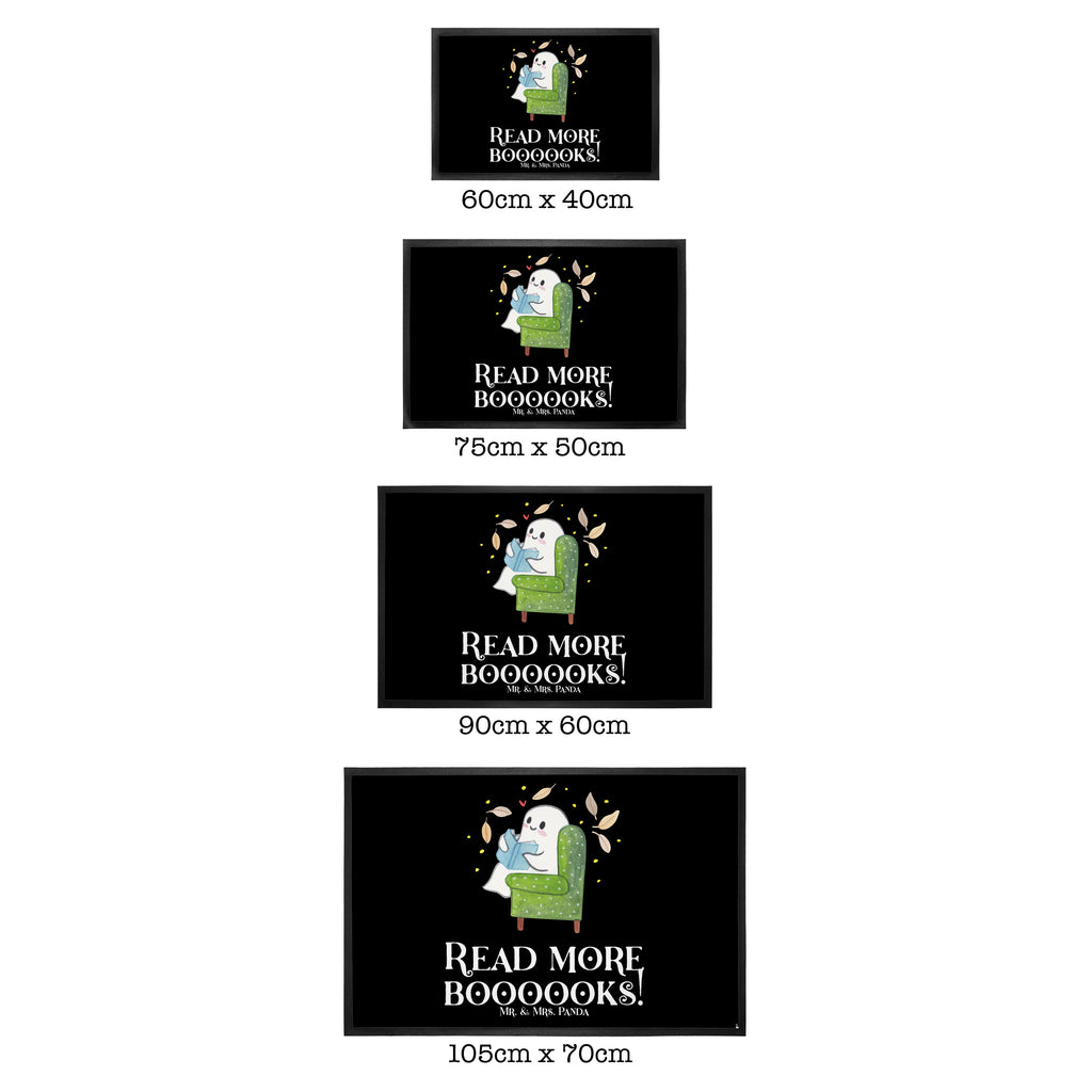 Fußmatte Gespenst  Buch Türvorleger, Schmutzmatte, Fußabtreter, Matte, Schmutzfänger, Fußabstreifer, Schmutzfangmatte, Türmatte, Motivfußmatte, Haustürmatte, Vorleger, Halloween, Deko, Martinssingen, Dekoration, Geschenke, Schenken, Gespenst, Buch, Herbst, gemütlich