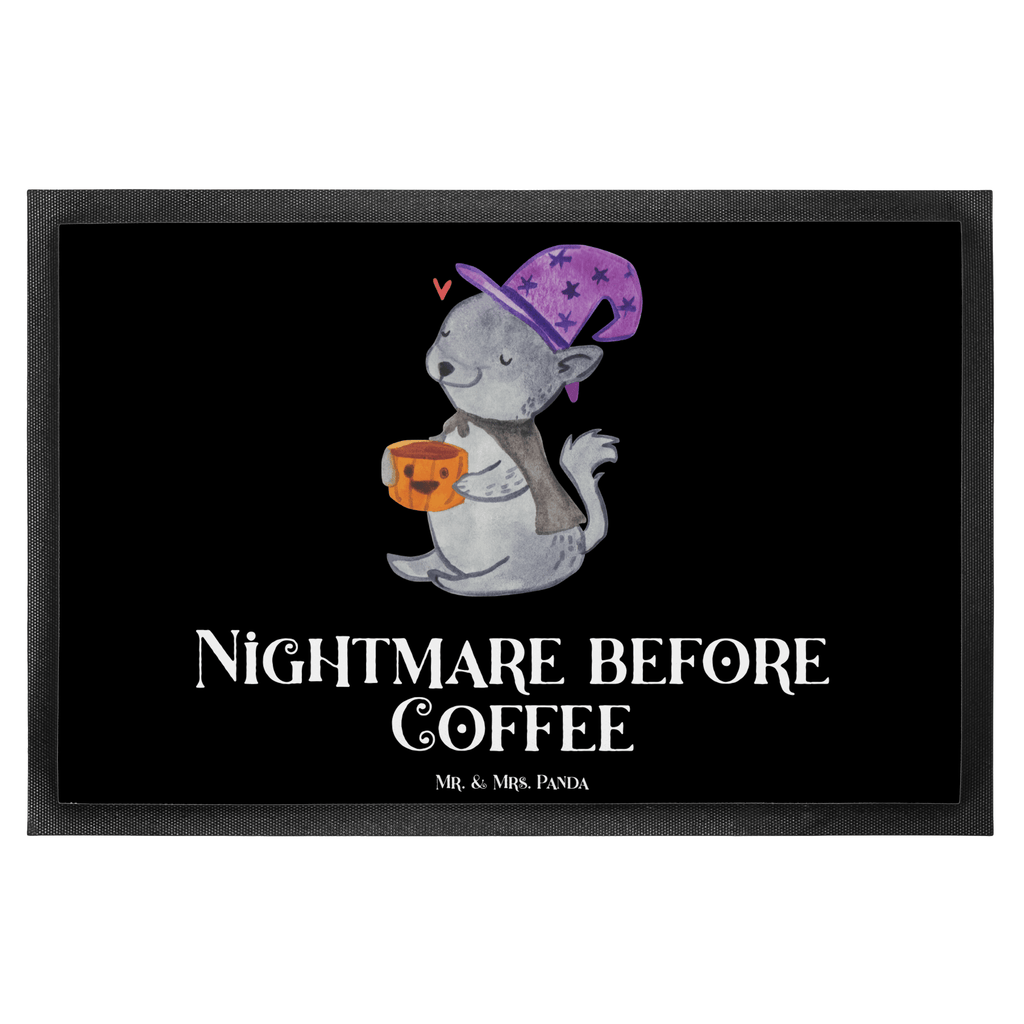 Fußmatte Kater Kaffee Türvorleger, Schmutzmatte, Fußabtreter, Matte, Schmutzfänger, Fußabstreifer, Schmutzfangmatte, Türmatte, Motivfußmatte, Haustürmatte, Vorleger, Halloween, Deko, Martinssingen, Dekoration, Geschenke, Schenken, Hexe, Kater, Kaffee, Magie