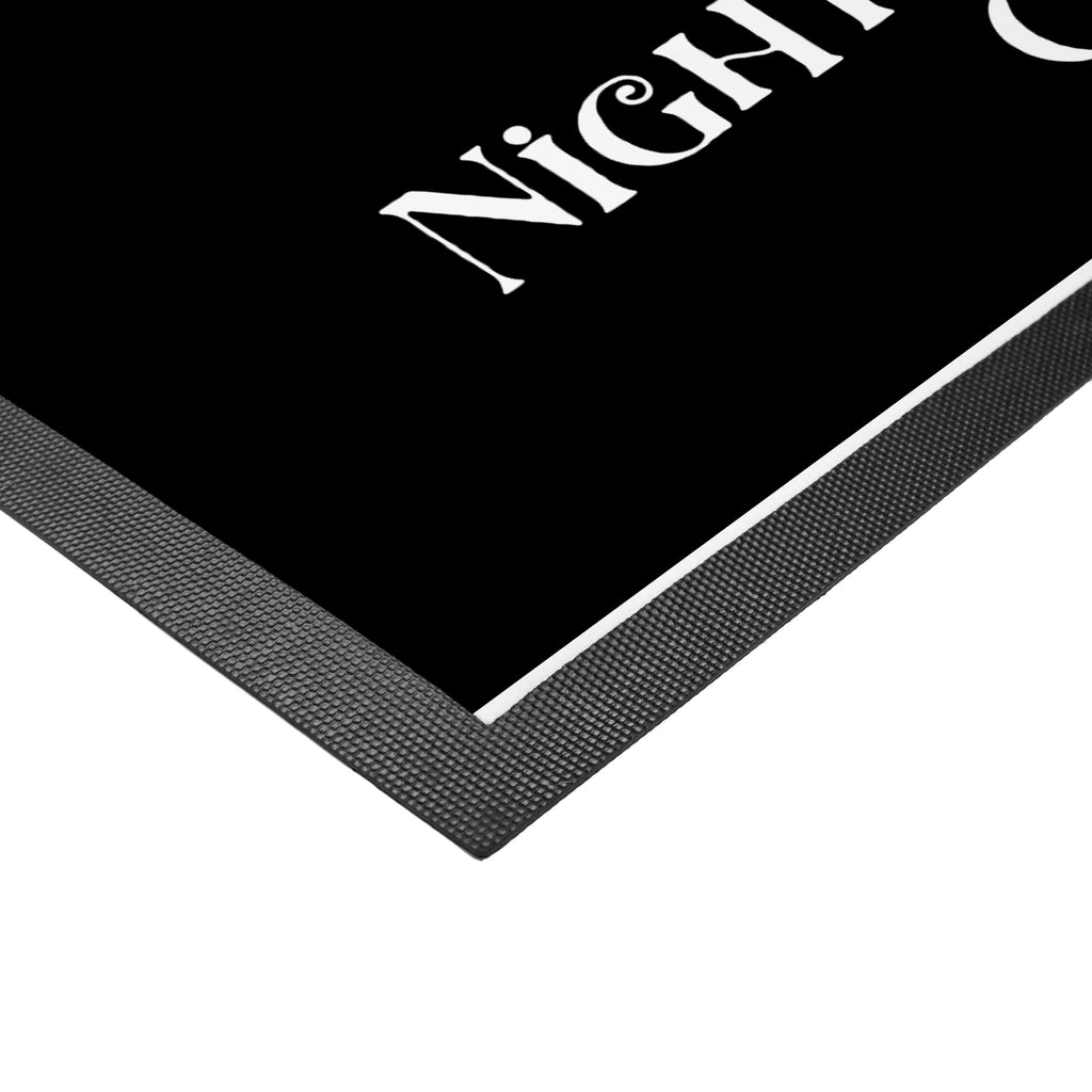 Fußmatte Kater Kaffee Türvorleger, Schmutzmatte, Fußabtreter, Matte, Schmutzfänger, Fußabstreifer, Schmutzfangmatte, Türmatte, Motivfußmatte, Haustürmatte, Vorleger, Halloween, Deko, Martinssingen, Dekoration, Geschenke, Schenken, Hexe, Kater, Kaffee, Magie