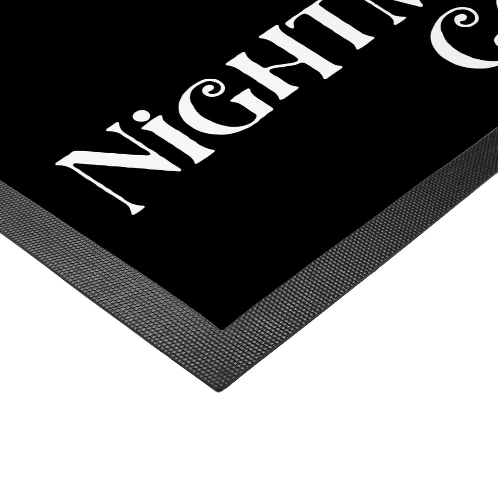 Fußmatte Kater Kaffee Türvorleger, Schmutzmatte, Fußabtreter, Matte, Schmutzfänger, Fußabstreifer, Schmutzfangmatte, Türmatte, Motivfußmatte, Haustürmatte, Vorleger, Halloween, Deko, Martinssingen, Dekoration, Geschenke, Schenken, Hexe, Kater, Kaffee, Magie