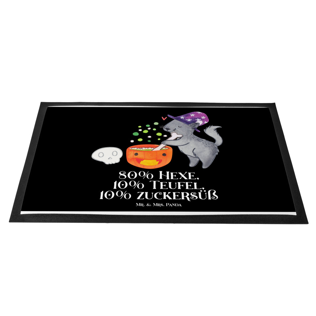 Fußmatte Kater Hexenkessel Türvorleger, Schmutzmatte, Fußabtreter, Matte, Schmutzfänger, Fußabstreifer, Schmutzfangmatte, Türmatte, Motivfußmatte, Haustürmatte, Vorleger, Halloween, Deko, Martinssingen, Dekoration, Geschenke, Schenken, Hexe, Kater, Hexenkessel, Zaubertrank, Zaubern