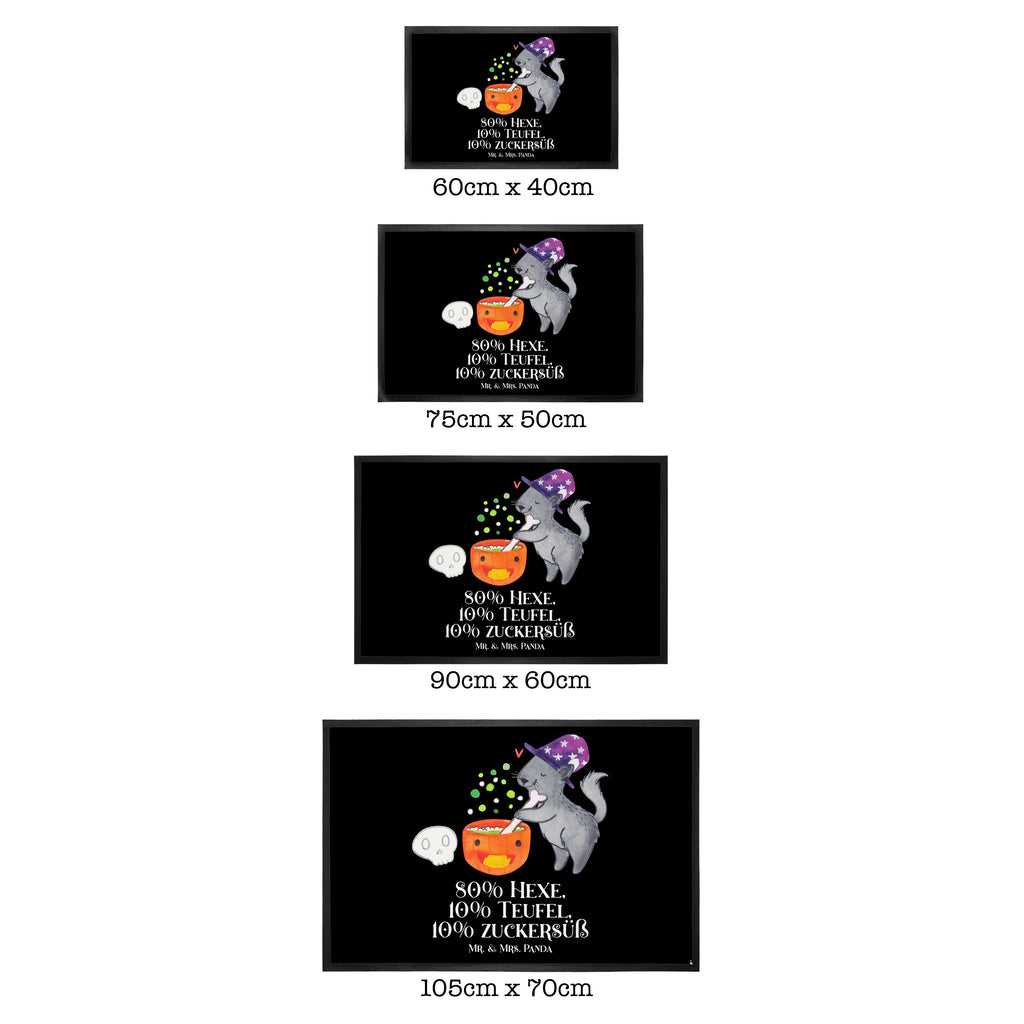 Fußmatte Kater Hexenkessel Türvorleger, Schmutzmatte, Fußabtreter, Matte, Schmutzfänger, Fußabstreifer, Schmutzfangmatte, Türmatte, Motivfußmatte, Haustürmatte, Vorleger, Halloween, Deko, Martinssingen, Dekoration, Geschenke, Schenken, Hexe, Kater, Hexenkessel, Zaubertrank, Zaubern