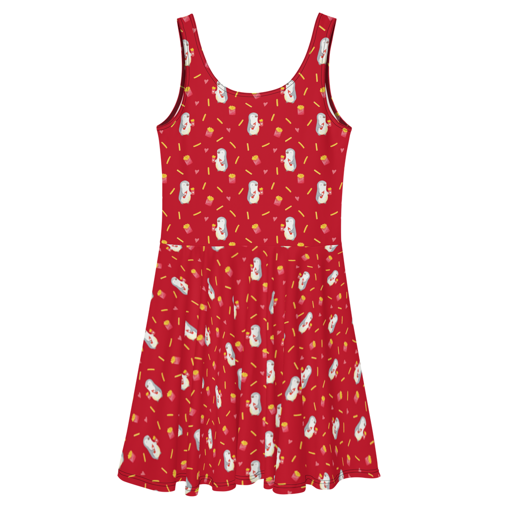 Sommerkleid Pinguin Pommes Sommerkleid, Kleid, Skaterkleid, Liebe, Partner, Freund, Freundin, Ehemann, Ehefrau, Heiraten, Verlobung, Heiratsantrag, Liebesgeschenk, Jahrestag, Hocheitstag, Valentinstag, Geschenk für Frauen, Hochzeitstag, Mitbringsel, Geschenk für Freundin, Geschenk für Partner, Liebesbeweis, für Männer, für Ehemann